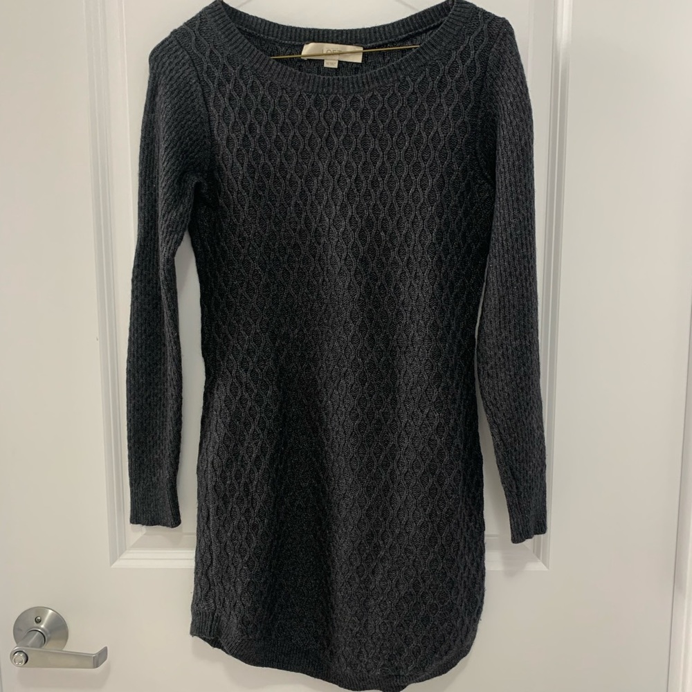 Warm and Comfy Ann Taylor Loft Sweater Dress